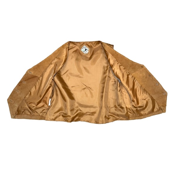 Vintage Desperado Leather Suede Western Brown Vest size Medium✨ - Picture 11 of 12